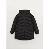 LC Waikiki Women's Oversized Straight Long Sleeve Down Jacket with a Hooded