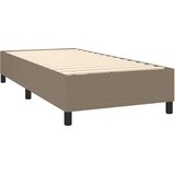  Okvir za krevet s oprugom smeđesivi 90x200cm od tkanine | shoptok.hr