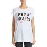 Pepe Jeans Majice s kratkimi rokavi - Bela