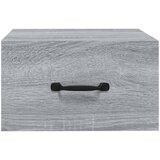  Zidni noćni ormarići 2 kom boja sivog hrasta sonome 35x35x20 cm | shoptok.hr