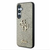 Guess PU Fixed Glitter 4G Metal Logo Zadní Kryt pro Samsung Galaxy S25 Gold Ovitek za telefon Vijolična | Shoptok.si