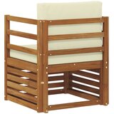  Set vanjskih sofa Čvrsto drvo akacije i poliester | shoptok.hr