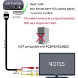 Venisymlis HDMI v RCA kabel 5 ft/1,5 m HDMI moški v 3-RCA video avdio AV komponentni pretvorniški kabel za HDTV (črn), (22060647) | Shoptok.si