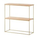 ADRK Elegantni konzolni stoli Toni s ianim postoljem - ZLATNA-HRAST | shoptok.hr