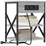  Noćni ormar Siva Sonoma 41 x 31 x 51 cm Konstruirano drvo | Eponuda.com