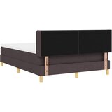 Krevet s opruga kutije Tamno smeđa 200 x 140 cm tkanina | shoptok.hr