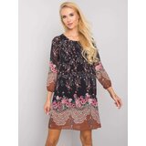 Och Bella Dress-TW-SK-BI-2667-1.72P-black-beige | Shoptok.si