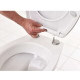 Ridder Sedež za WC školjko s počasnim zapiranjem bel Generation, (20766827) | Shoptok.si