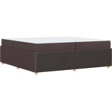  Krevetna konstrukcija Tamno smeđa 200 x 200 cm tkanina | shoptok.hr