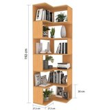 Hanah home Studijski sto i polica za knjige CPT4802 150 | ePonuda.com