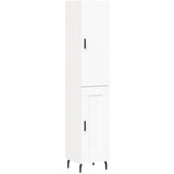Maison Chic Visoka omara - Komoda - Predalnik bela 34,5x34x180 cm inženirski les, (21721144) | Shoptok.si