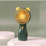 Prenosni MINI ventilator z lučko - Temno zelena Cene