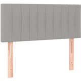  Krevet box spring s madracem LED svjetlosivi 80x200 cm tkanina | shoptok.hr