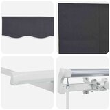  Retraktilna tenda Antracit 300 x 200 cm blago, (5000207176) | Shoptok.si