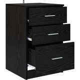 vidaXL Noćni ormar Crni hrast 40 x 40 x 63 cm Konstruirano drvo | shoptok.hr