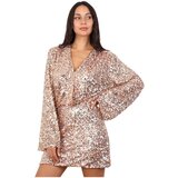 La Modeuse Kratke obleke 76642_P181525 Pozlačena Cene