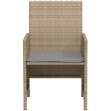  3-dijelni bistro set s jastucima miješane bež boje poliratan | Eponuda.com