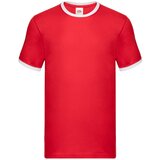 Fruit Of The Loom Men's red t-shirt Ringer Cene