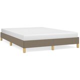 Maison Chic Posteljni okvir - Dvoposteljna postelja - Zakonska postelja brez vzmetnice taupe 140x190 cm blago-J12641, (21768880) | Shoptok.si