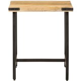  the living store stranska mizica 45x45x50 cm trden mangov les in železo - stranska mizica, (21448319) | Shoptok.si