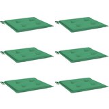  Jastuci za vrtne stolice 6 kom zeleni 50x50x4 cm tkanina Oxford | Eponuda.ba