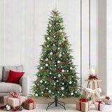  Umetno Zložljivo Božično Drevo Zelena 240 cm PE in PVC, (5000066306) | Shoptok.si