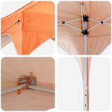  Zložljivi šotor za zabave 575 x 288 x 245 cm Oranžna, (5000248747) | Shoptok.si