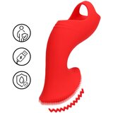 Loveline stimulacijski prstni vibrator (rdeč) | Shoptok.si