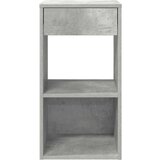 vidaXL Noćni ormarić s ladicom beton sivi 35x34x66,5 cm | shoptok.hr