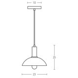  Zambelis 180052 - Visilica na sajli 1xE27/40W/230V crna | Eponuda.com