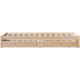 vidaXL Okvir kreveta bez madraca 90 x 200 cm od masivne borovine | shoptok.hr
