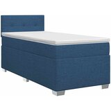  Boxspring krevet s madracem Plava 90 x 200 cm Tkanina | shoptok.hr