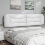  Jastuk za uzglavlje Hvar bijeli 200 cm od umjetne kože | shoptok.hr