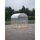  Modularni čelični plastenik Cucumber,8 mx2.10m, samo okvir, razmak između lukova 0.67m Slike