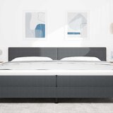  LED glava kreveta Tamno siva 200 cm Kordura tekstil | Eponuda.com