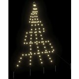 vidaXL LED božično drevesce med 112 LED Toplo bela 511 cm Kovina | Shoptok.si