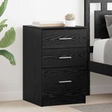 vidaXL Noćni ormar Crni hrast 40 x 40 x 63 cm Konstruirano drvo Cijene