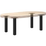 vidaXL Noge za mizo za kavo 4 kosi črna 42-44 cm jeklo | Shoptok.si