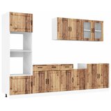  7-dijelni set kuhinjskih ormarića Kalmar konstruiranog drva | shoptok.hr