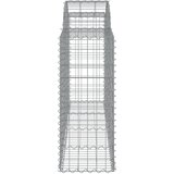  Lučne gabionske košare 3 kom 200x50x100/120cm pocinčano željezo | shoptok.hr