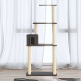  Penjalica za mačke sa stupovima za grebanje tamnosiva 147 cm | shoptok.hr