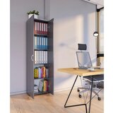 MID.YOU pisarniška omara ulas 5, siva | Shoptok.si