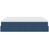 Otomanski krevet s madracem plavi 160x200cm od tkanine | shoptok.hr