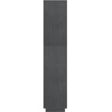 Ormarić za knjige / pregrada sivi 80x35x167 cm od borovine | Eponuda.com