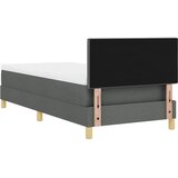  s opruga kutije Tamno siva 80 x 200 cm tkanina | shoptok.hr