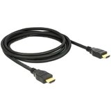 Delock hdmi kabel z mrežno povezavo 2m črn high speed ultra hd 4K 84714 | Shoptok.si
