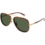 Chloe CH0382S 003 ONE SIZE (60) Havana/Zelena Cene