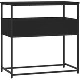  Konzolni stol crni 75 x 40 x 75 cm od konstruiranog drva | shoptok.hr