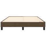  Okvir za krevet s oprugom tamnosmeđi 140 x 200 cm od tkanine | shoptok.hr