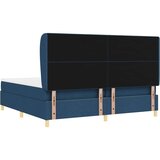  Box Spring postelja z vzmetnico modra 200x200 cm tkanina, (22052984) | Shoptok.si